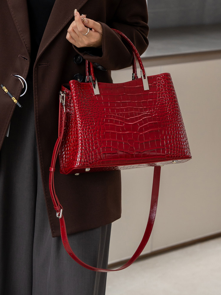 Aidrani Kadın Timsah Desenli O - Leatherwork Designs incelemesi ve fiyatı